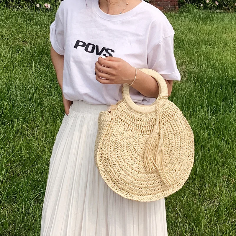 2021 летняя новая брендовая дизайнерская роскошная женская Соломенная Сумочка, круглая сумка большой вместимости, Женская винтажная пляжная...
2021 летняя новая брендовая дизайнерская роскошная женская Соломенная Сумочка, круглая сумка большой вместимости, Женская винтажная пляжная...