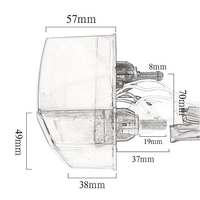 Motorcycle Brake Lamp Light LED Taillight Rear Tail Turn Signal Stop Signals for Honda CBR650F CTX700 CTX700N MSX125
Motorcycle Brake Lamp Light LED Taillight Rear Tail Turn Signal Stop Signals for Honda CBR650F CTX700 CTX700N MSX125