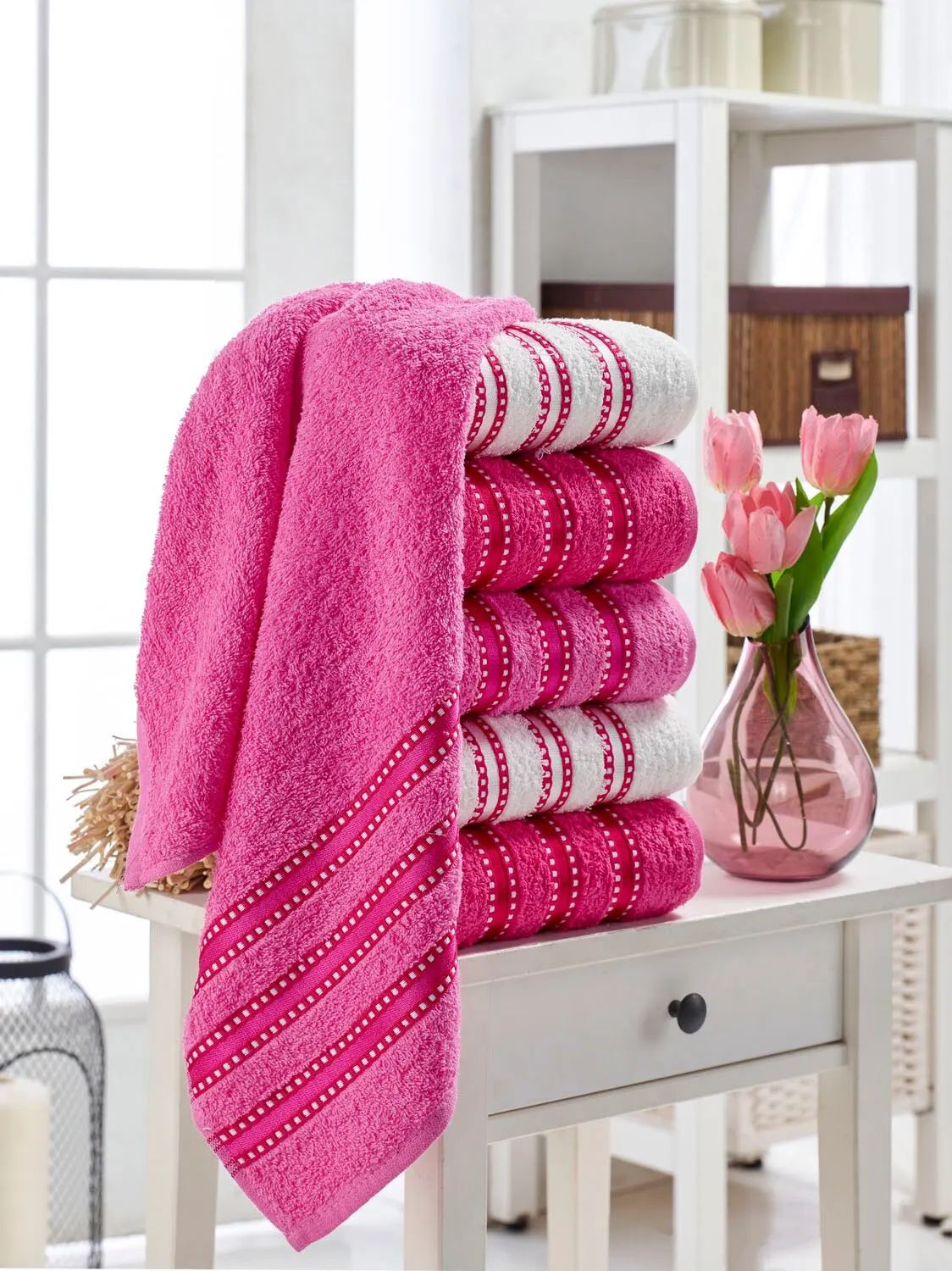 Новый товар набор полотенец s мягкое квадратное Полосатое банное полотенце для