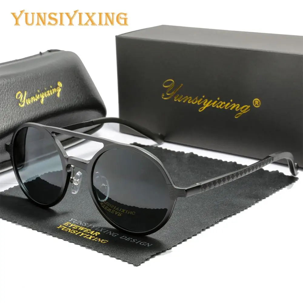 YUNSIYIXING Aluminum Magnesium Men's Sunglasses Polarized Vintage Luxury Brand Sun Glasses Driving Accessories Eyewear Male 8200 
YUNSIYIXING Aluminum Magnesium Men's Sunglasses Polarized Vintage Luxury Brand Sun Glasses Driving Accessories Eyewear Male 8200