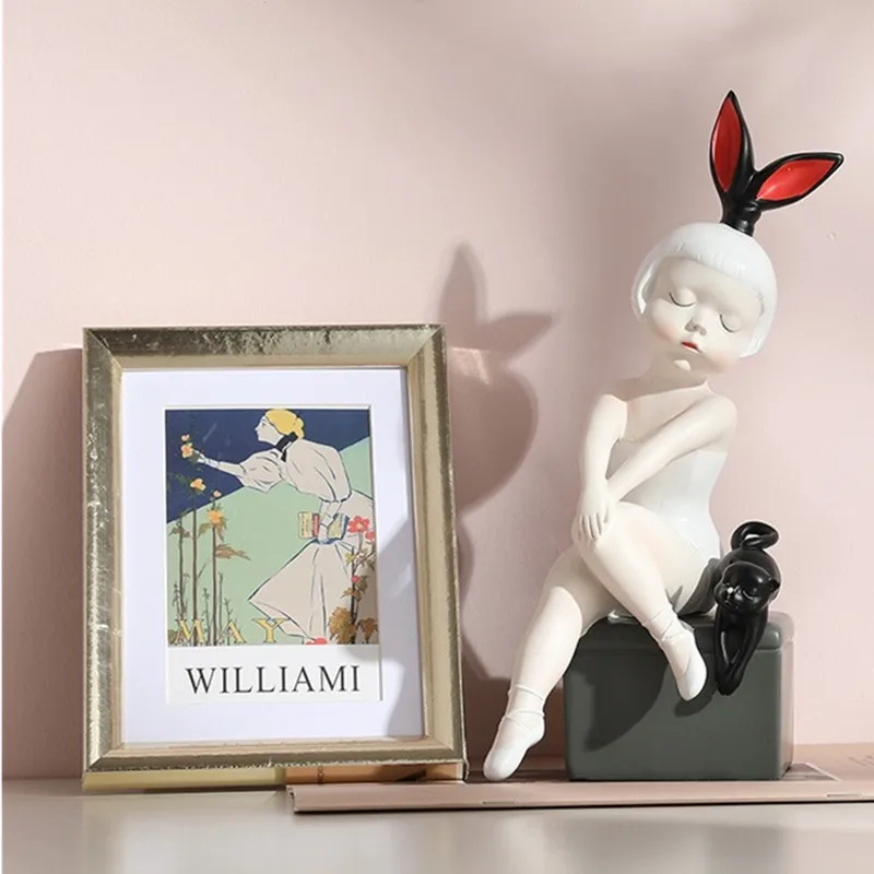 Playboy Bunny Princess Resin Art&Craft Statue Creative Home Living Room Art Decorations Give Girlfriend Present X3596
Playboy Bunny Princess Resin Art&Craft Statue Creative Home Living Room Art Decorations Give Girlfriend Present X3596