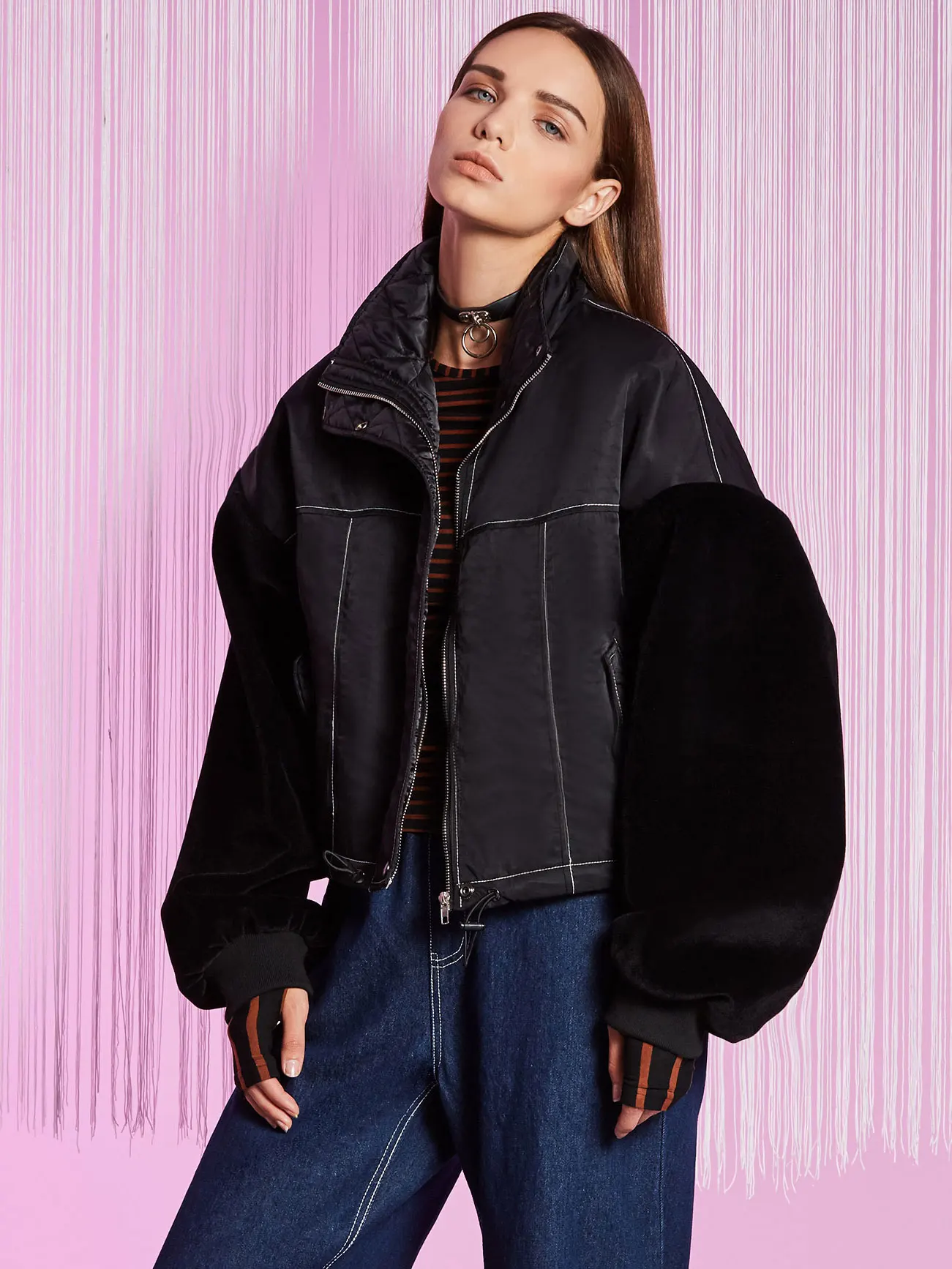 Color Block Letter Print women parkas jacket loose autumn lapel zipper patchwork short thin coat cool gril winter school work
Color Block Letter Print women parkas jacket loose autumn lapel zipper patchwork short thin coat cool gril winter school work