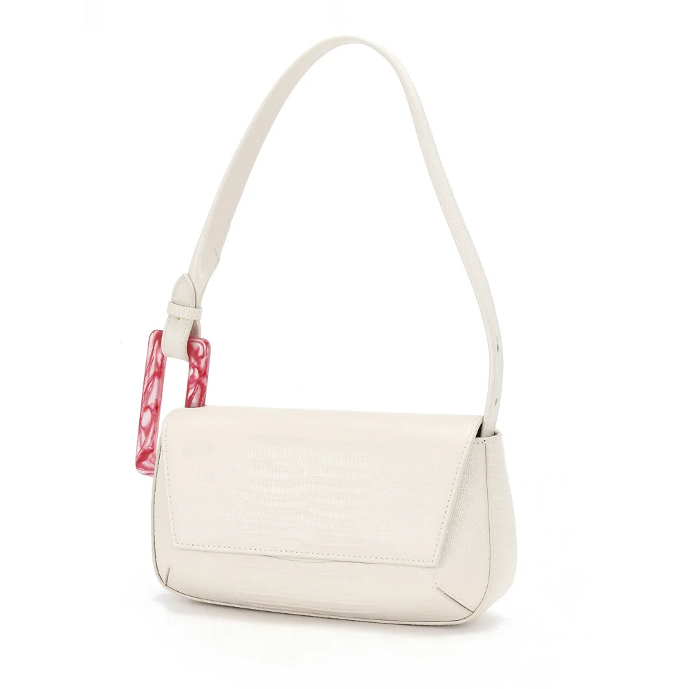 Genuine Leather Shoulder Bags For Women White Tote Panelled Purse Baguette Fashion Lady Handbag Designer mahjong bag
Genuine Leather Shoulder Bags For Women White Tote Panelled Purse Baguette Fashion Lady Handbag Designer mahjong bag