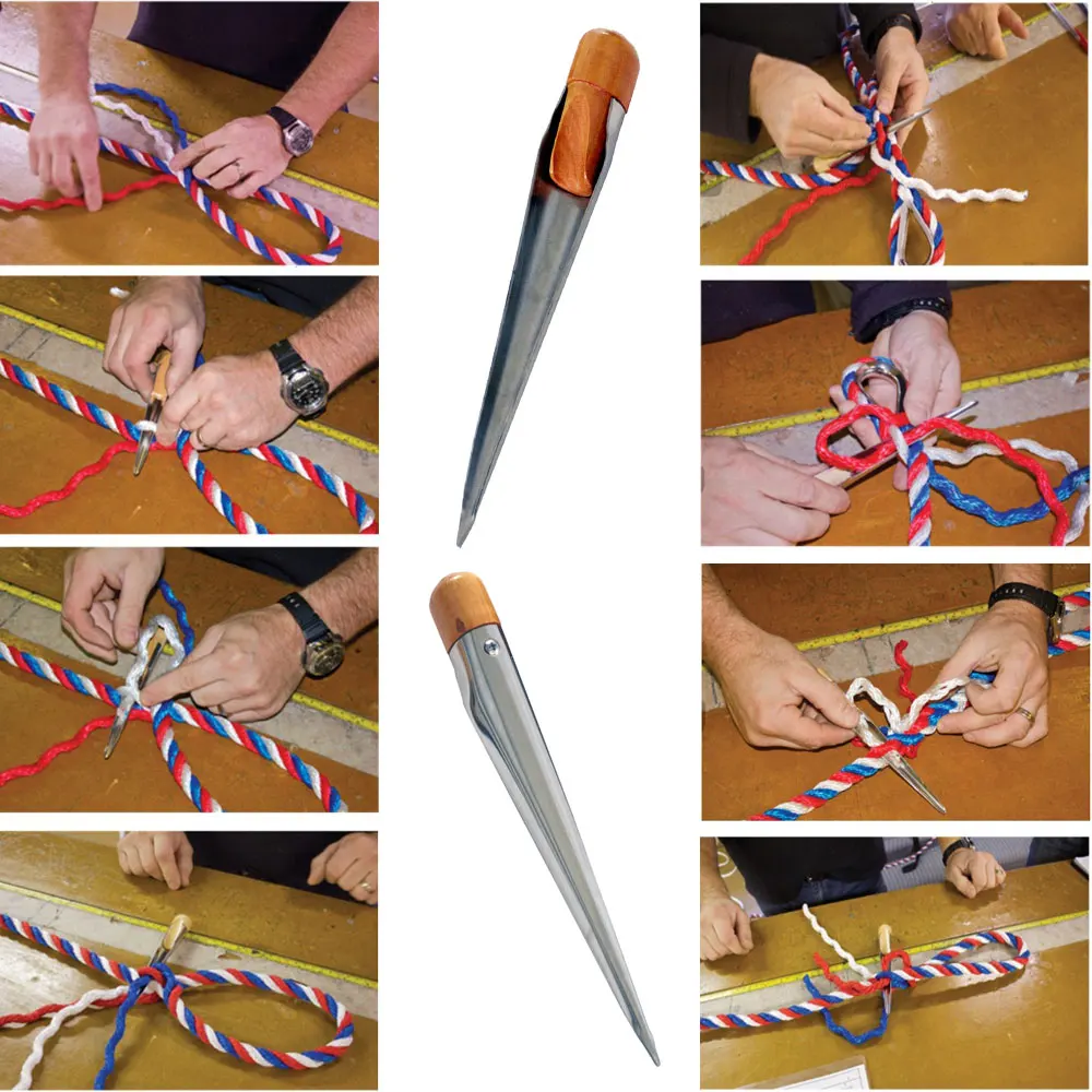 Marine Rope Splicing Spike Fid with Wood Handle Lacing Needles Fit 1/8 inch to 1/2 inch Dia Wire Ropes Rope Splicing Spike
Marine Rope Splicing Spike Fid with Wood Handle Lacing Needles Fit 1/8 inch to 1/2 inch Dia Wire Ropes Rope Splicing Spike