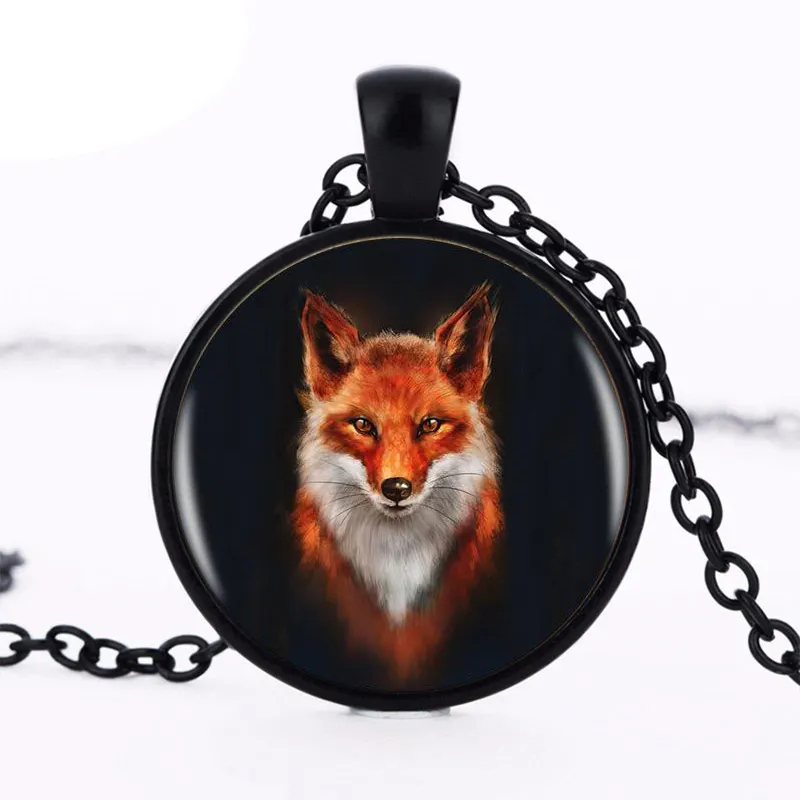 Hot Sale Fox Logo Pendant Necklace Handmade Resin Vintage Cabochon Tibetan Round Chain Pendant Necklace Women Jewelry
Hot Sale Fox Logo Pendant Necklace Handmade Resin Vintage Cabochon Tibetan Round Chain Pendant Necklace Women Jewelry