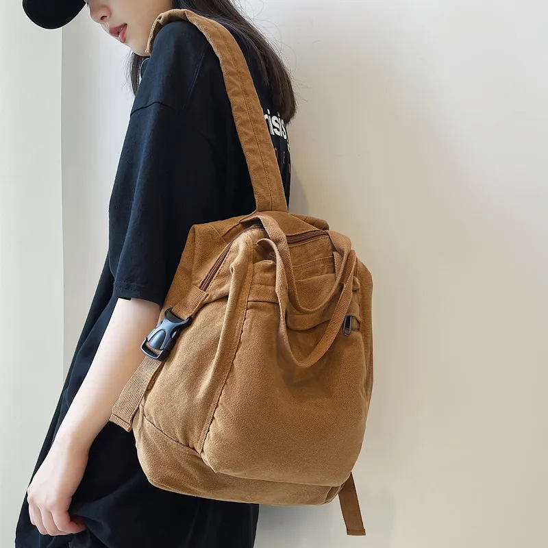 Original Aizatly Washed Canvas Female College Student Korean Literature Art Travel Backpack Retro Casual Personality Backpack
Original Aizatly Washed Canvas Female College Student Korean Literature Art Travel Backpack Retro Casual Personality Backpack