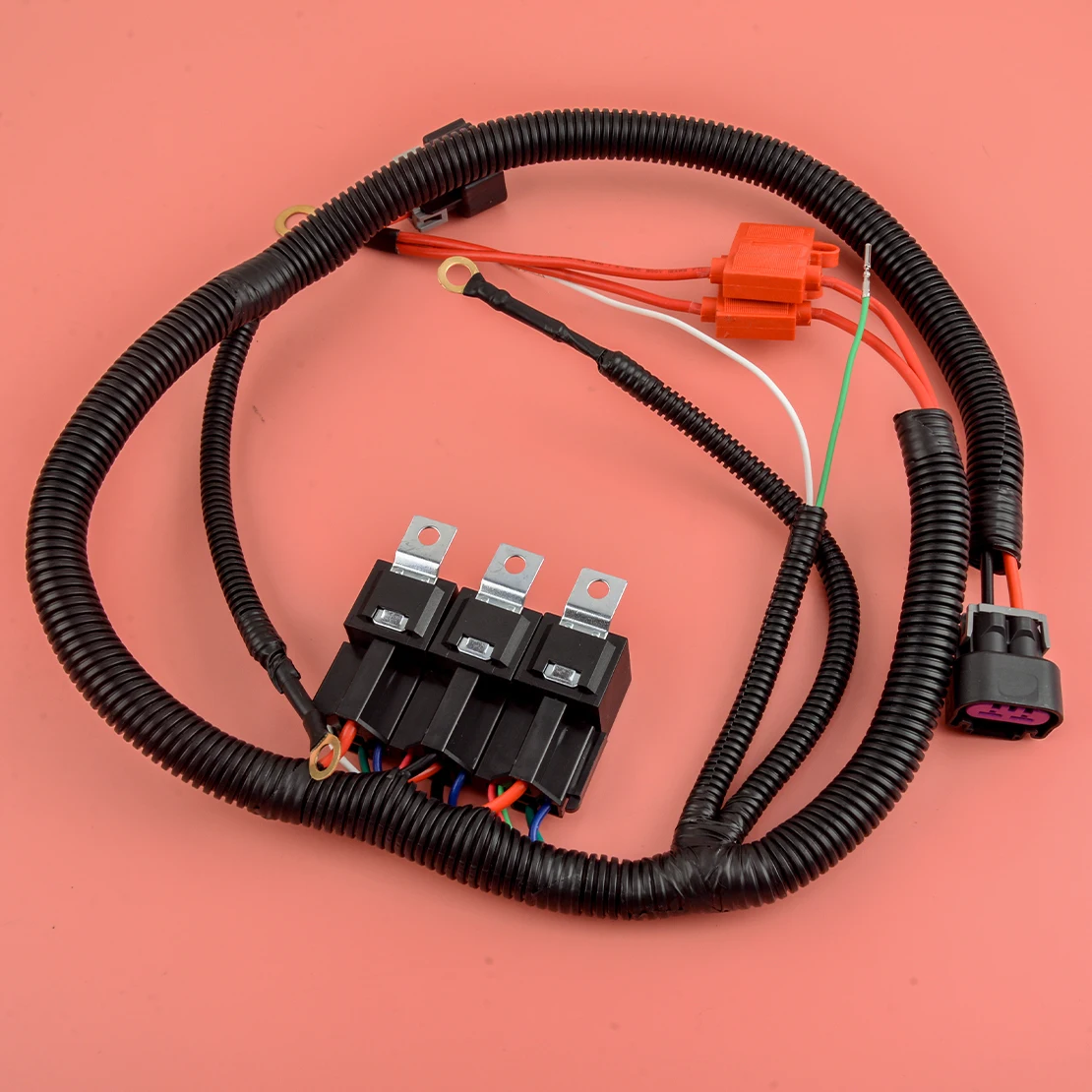 7L5533A226T Car Electric Dual Fan Upgrade Wiring Harness Fit For ECU Control 1999 2000 2001 2002 2003 2004 2005 2006
7L5533A226T Car Electric Dual Fan Upgrade Wiring Harness Fit For ECU Control 1999 2000 2001 2002 2003 2004 2005 2006