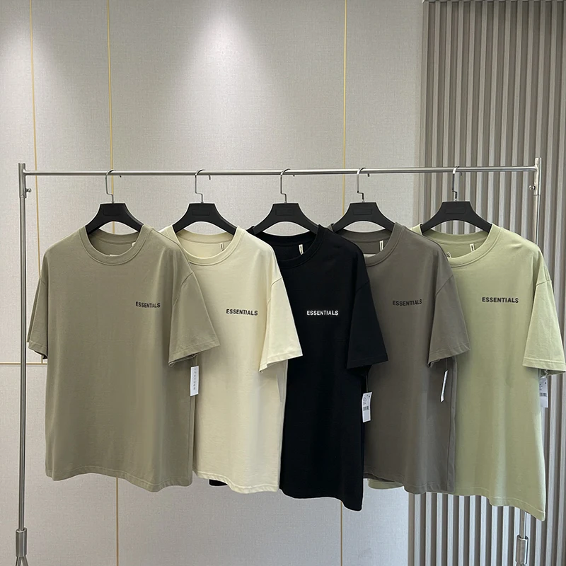 2021 Oversize Summer Essentials Style Letter Print Casual T shirt Men women Hip hop Short Sleeve 100% Cotton Loose Top tees
2021 Oversize Summer Essentials Style Letter Print Casual T shirt Men women Hip hop Short Sleeve 100% Cotton Loose Top tees
