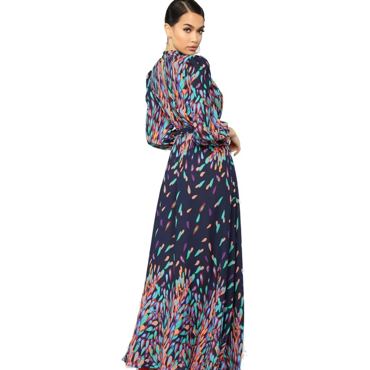 High Split Print Loose Summer Dress For Female Long Sleeve High Waist Hollow Out Dresses Women 2021 New
High Split Print Loose Summer Dress For Female Long Sleeve High Waist Hollow Out Dresses Women 2021 New