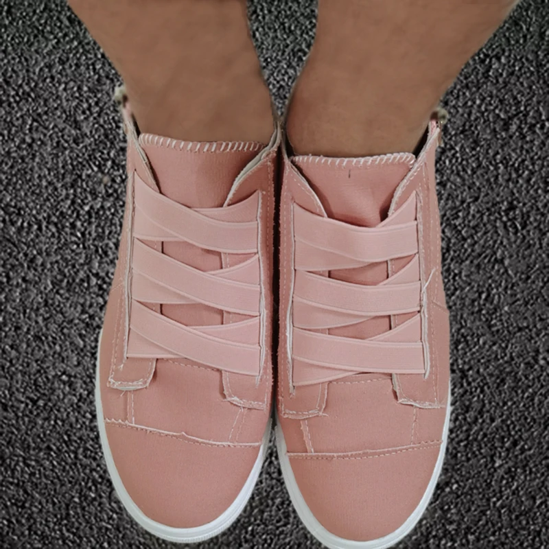 2021 New Plus Size Casual Women Shoes Summer Autumn Canvas Platform Ladies Sneakers Elastic Band Flat Women Vulcanize Shoes
2021 New Plus Size Casual Women Shoes Summer Autumn Canvas Platform Ladies Sneakers Elastic Band Flat Women Vulcanize Shoes