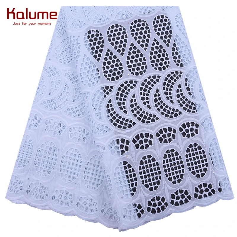 Kalume 100% Cotton African Lace Fabric Punch Hole Nigerian Voile Lace Fabric With Stones Dubai Lace For Men Women Sewing F2045
Kalume 100% Cotton African Lace Fabric Punch Hole Nigerian Voile Lace Fabric With Stones Dubai Lace For Men Women Sewing F2045