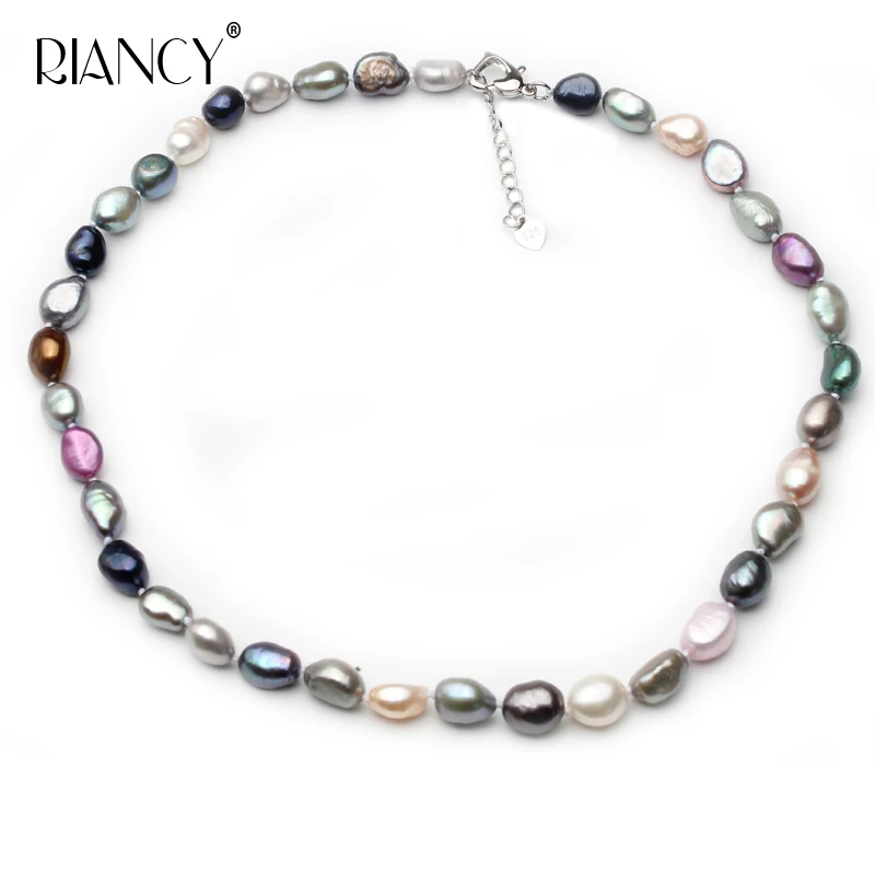Fashion Natural Freshwater Multicolor Pearl Necklace Baroque Bohemia Style Short Chain for Women Wedding Gift
Fashion Natural Freshwater Multicolor Pearl Necklace Baroque Bohemia Style Short Chain for Women Wedding Gift