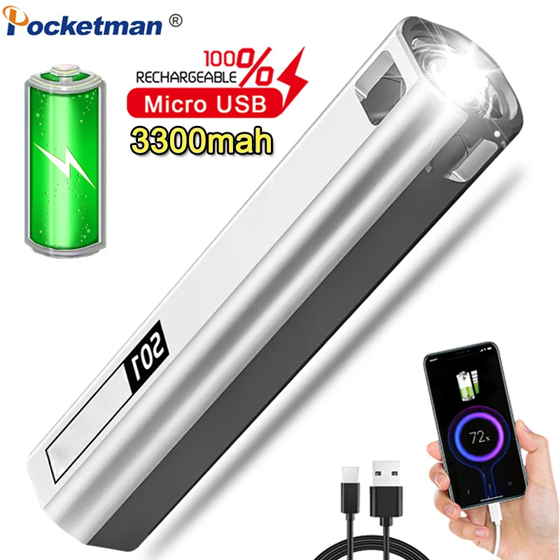 Pocketman USB Перезаряжаемый карманфонарь онарик может использоваться в качестве внешнего аккумулятора, водонепроницаемый фонарик со встроенно...
Pocketman USB Перезаряжаемый карманфонарь онарик может использоваться в качестве внешнего аккумулятора, водонепроницаемый фонарик со встроенно...
