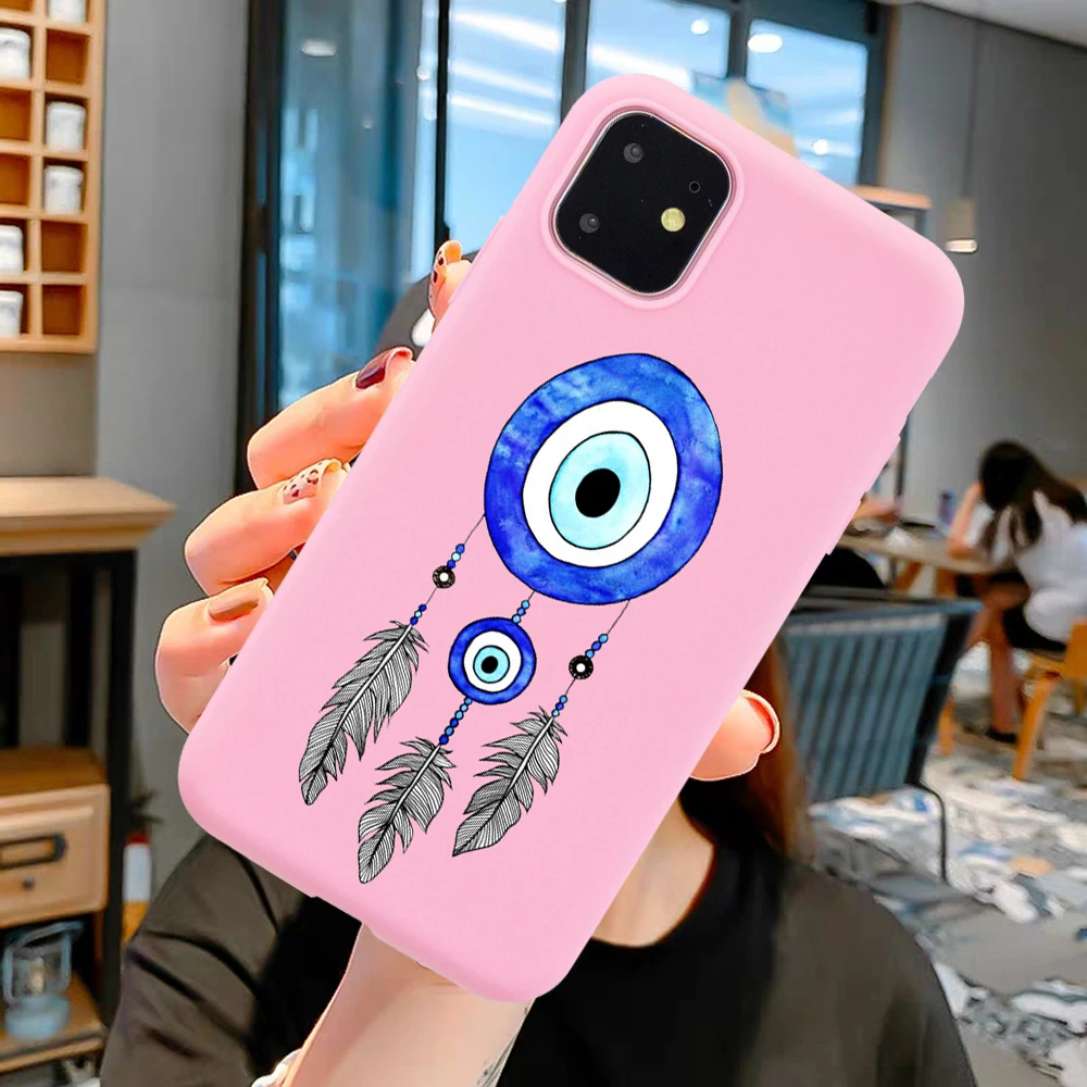 Lucky Eye Blue Evil Eye Print Clear Phone case For iPhone 6 6S 7 8 X XS XR 11 Pro Max SE 2020 cover soft silicone tpu funda etui
Lucky Eye Blue Evil Eye Print Clear Phone case For iPhone 6 6S 7 8 X XS XR 11 Pro Max SE 2020 cover soft silicone tpu funda etui