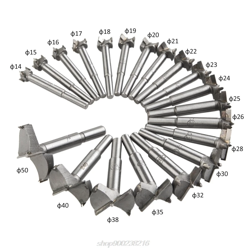 20pcs/set 14-50mm Forstner Drill Bits Woodworking Self Centering Hole Saw Carbide Wood Cutter Tools M03 21 Dropshipping
20pcs/set 14-50mm Forstner Drill Bits Woodworking Self Centering Hole Saw Carbide Wood Cutter Tools M03 21 Dropshipping