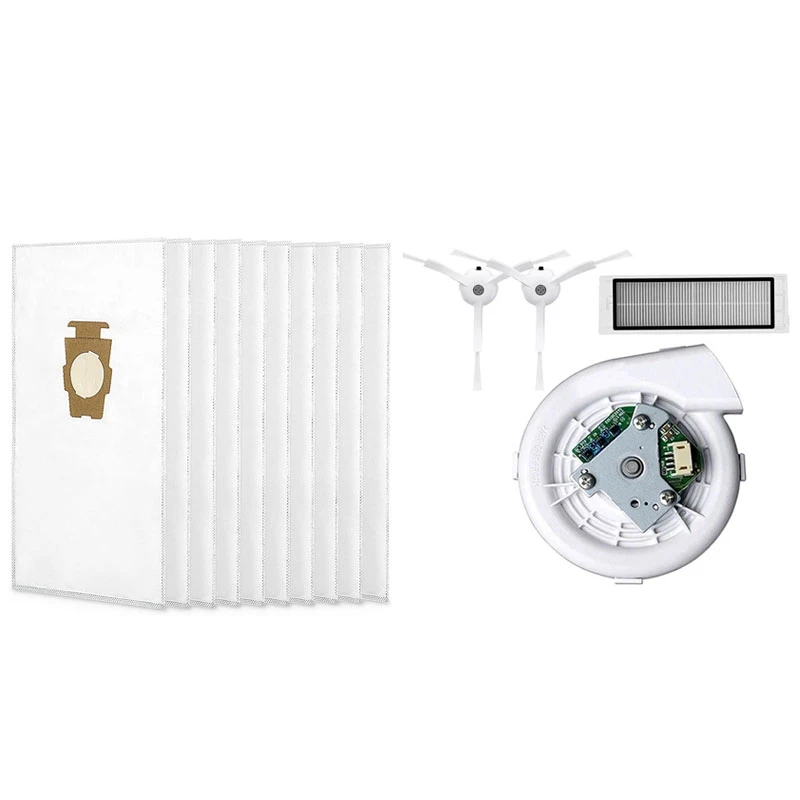 2 Set Vacuum Cleaner Parts: 1 Set New Fan Filter Side Brush & 1 Set Magic Bags Vacuum Bag
2 Set Vacuum Cleaner Parts: 1 Set New Fan Filter Side Brush & 1 Set Magic Bags Vacuum Bag