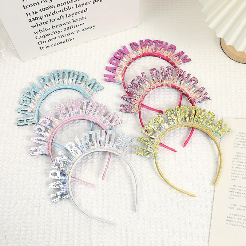 Cake Decoration Happy Birthday Laser Sequin Flashing Hair Hoop Headdress Fairy Birthday Party Card Plug-In Gender Secret Product
Cake Decoration Happy Birthday Laser Sequin Flashing Hair Hoop Headdress Fairy Birthday Party Card Plug-In Gender Secret Product