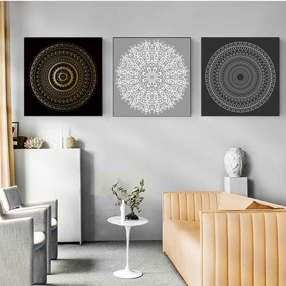 Black and White Mandala Beautiful Circular Pattern Yoga Decorative Painting Poster Canvas Printing Bedroom Living Room Home Deco
Black and White Mandala Beautiful Circular Pattern Yoga Decorative Painting Poster Canvas Printing Bedroom Living Room Home Deco