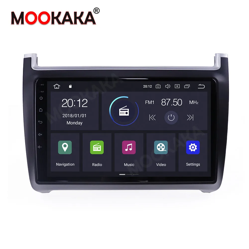Автомобильный мультимедийный радиоплеер на Android 10 0 4G GPS для Volkswagen polo sedan 2008 -2015