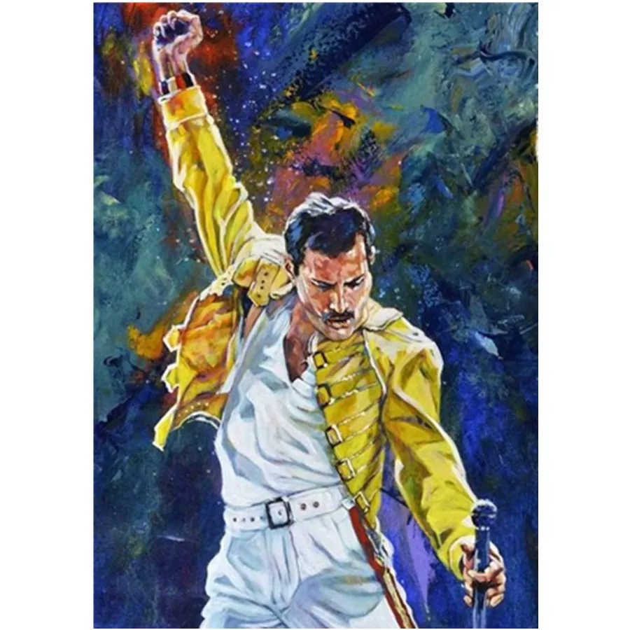 DIY Diamond Painting Queen Band Freddie Mercury 5D Diamond Embroidery Rhinestones Pictures Full Diamond Mosaic Decoration gift
DIY Diamond Painting Queen Band Freddie Mercury 5D Diamond Embroidery Rhinestones Pictures Full Diamond Mosaic Decoration gift