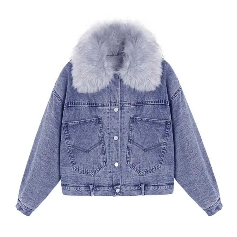 WINTER women coat denim jacket short length fashion jacket Thick fleece outerwear college student jacket ins clothing warm tops
WINTER women coat denim jacket short length fashion jacket Thick fleece outerwear college student jacket ins clothing warm tops