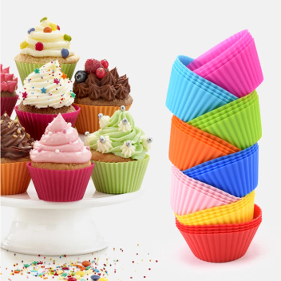 5Pcs Cupcake Mold Bakeware Cup Cake Pan Liner Reusable Muffin Mini Silicone Baking Nonstick Mould Kitchen Baking Accessories
5Pcs Cupcake Mold Bakeware Cup Cake Pan Liner Reusable Muffin Mini Silicone Baking Nonstick Mould Kitchen Baking Accessories