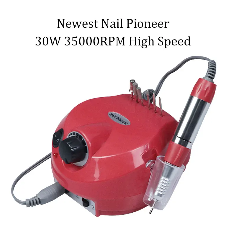 

30W Electric Nail Drill Machine 35000RPM Apparatus for Manicure Pedicure Kit with Cutter Nail File Equipment Tool