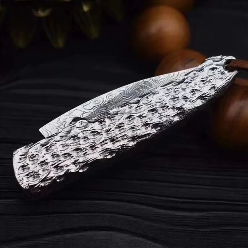 High quality Damascus Steel, Folding Survival Knife, Pocket Protective Mini Folding Knives Steel Handle Head Hunting Knives
High quality Damascus Steel, Folding Survival Knife, Pocket Protective Mini Folding Knives Steel Handle Head Hunting Knives