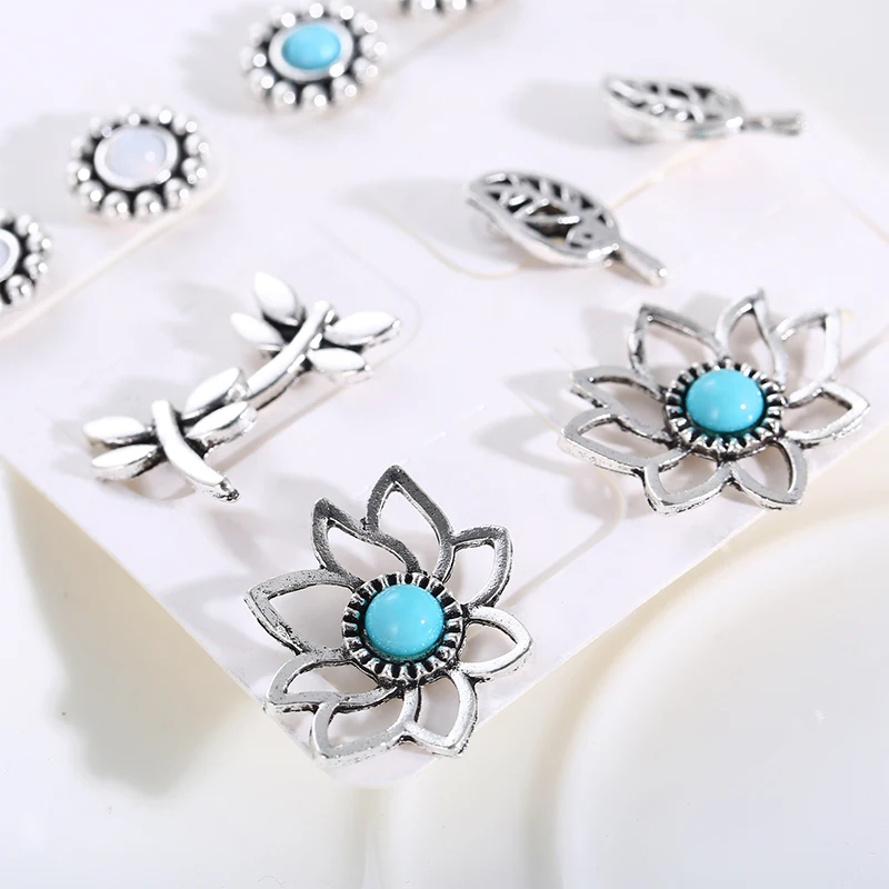 Vintage Earrings Set For Women Aesthetic Totem Studs Unique Party Wear Accessories,Elegant Colorful Bohemia Jewelry Girls Gift 
Vintage Earrings Set For Women Aesthetic Totem Studs Unique Party Wear Accessories,Elegant Colorful Bohemia Jewelry Girls Gift