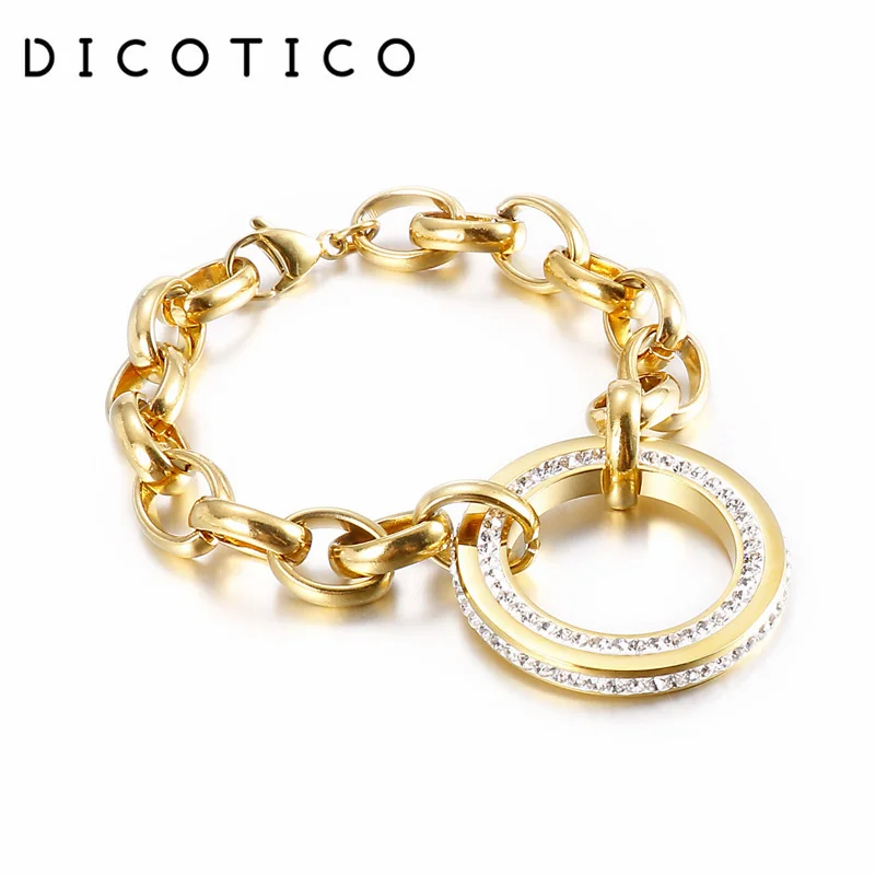 20cm Long Chain Wrist Bracelet For Women Gold Silver Color Stainless Steel Cubic Zircon Bangles Wome 2022 Fashion Party Jewelry
20cm Long Chain Wrist Bracelet For Women Gold Silver Color Stainless Steel Cubic Zircon Bangles Wome 2022 Fashion Party Jewelry