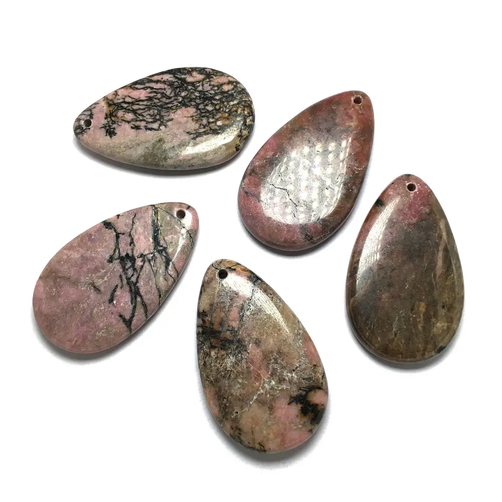 Natural Stone Drop Shaped Semi-precious Stone Black Line Tree Pattern Pendants for Jewelry Making DIY Necklace Size 30x50mm
Natural Stone Drop Shaped Semi-precious Stone Black Line Tree Pattern Pendants for Jewelry Making DIY Necklace Size 30x50mm