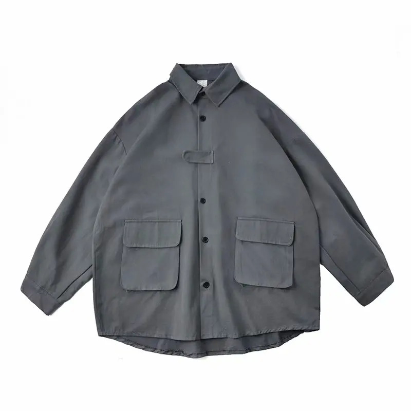 Men Basic Jackets Plus Size S-3XL Loose All-match Hip Hop Trendy Summer Safari Style Clothes Casual Harajuku Coat Streetwear Ins
Men Basic Jackets Plus Size S-3XL Loose All-match Hip Hop Trendy Summer Safari Style Clothes Casual Harajuku Coat Streetwear Ins