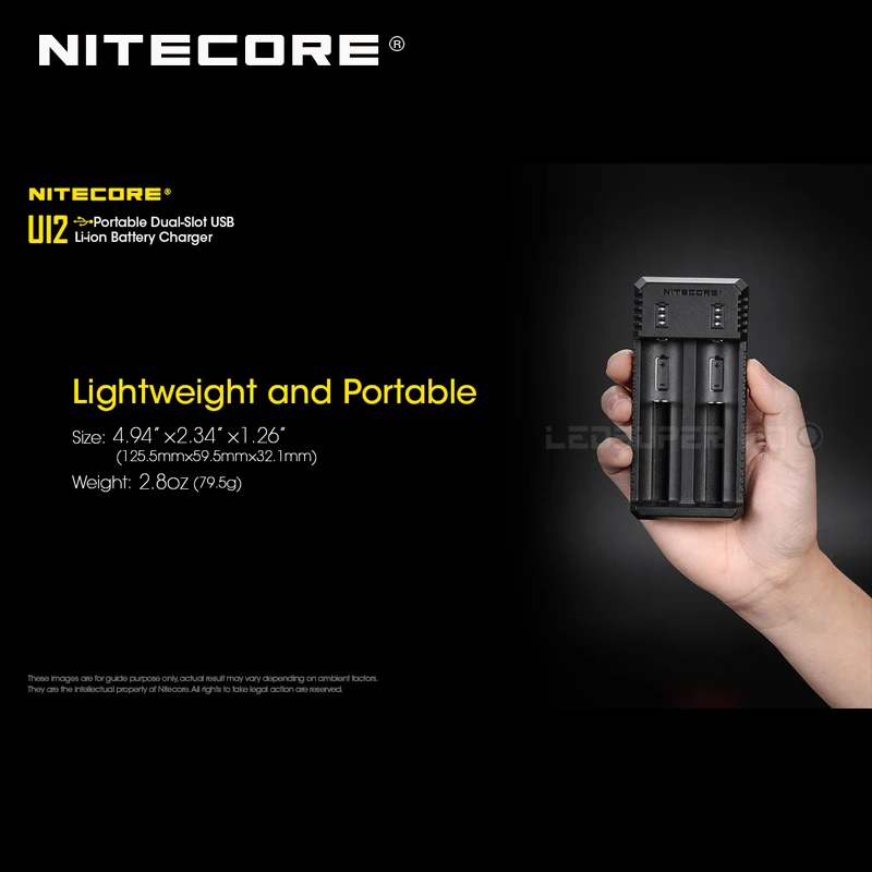 Nitecore UI2 USB Charger Compatible with Li-ion/IMR Batteries 10340, 10350, 10440, 1000mA Output MAX E-cigarette USB Accessories
Nitecore UI2 USB Charger Compatible with Li-ion/IMR Batteries 10340, 10350, 10440, 1000mA Output MAX E-cigarette USB Accessories