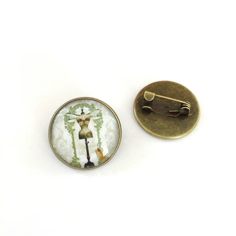 10pcs 18mm 20mm Antique Bronze Plated Brooch Base Settings Brass Copper Base Glass Cabochon Tray Supplies for Jewelry
10pcs 18mm 20mm Antique Bronze Plated Brooch Base Settings Brass Copper Base Glass Cabochon Tray Supplies for Jewelry