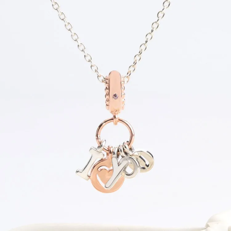 Original 925 Sterling Silver Charm Fashion Letter Pendant Fit Pandora Women Bracelet & Necklace Diy Jewelry
Original 925 Sterling Silver Charm Fashion Letter Pendant Fit Pandora Women Bracelet & Necklace Diy Jewelry