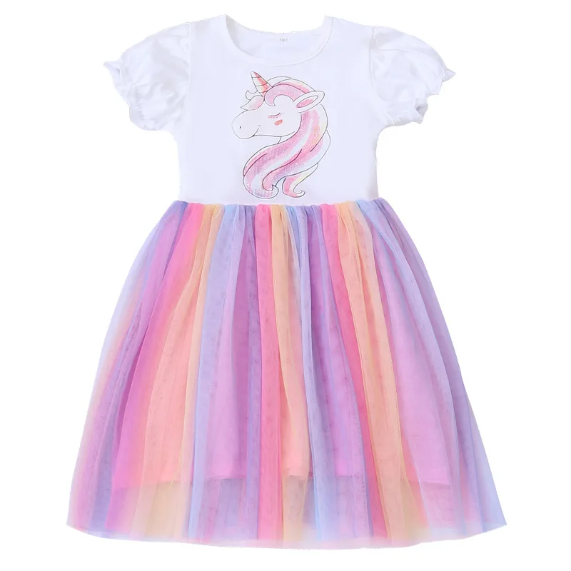 Rainbow Cartoon Unicorn Girls Dress For Girls Tutu Dresses 2020 Summer Princess Dress Children Party Dress Kids Clothes
Rainbow Cartoon Unicorn Girls Dress For Girls Tutu Dresses 2020 Summer Princess Dress Children Party Dress Kids Clothes
