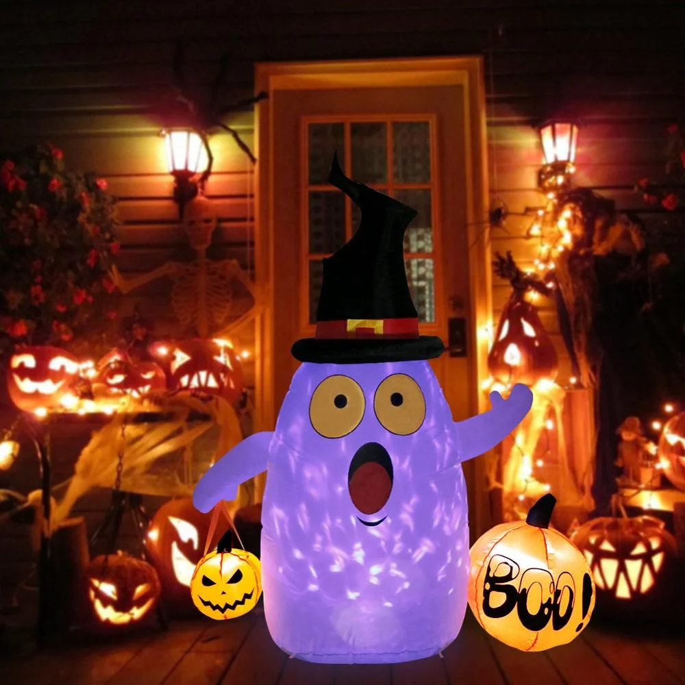 4 FT Halloween Inflatables Outdoor Wizard Ghost Hand-Held Color Changing LED Light Blow Up Yard Decoration for Holiday Party
4 FT Halloween Inflatables Outdoor Wizard Ghost Hand-Held Color Changing LED Light Blow Up Yard Decoration for Holiday Party