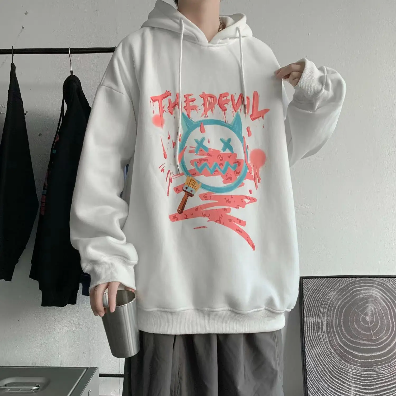 Pure Cotton Hooded Sweater Autumn New Clothes Korean Style Comfortable Loose Trend Men's Jacket Thickening
Pure Cotton Hooded Sweater Autumn New Clothes Korean Style Comfortable Loose Trend Men's Jacket Thickening