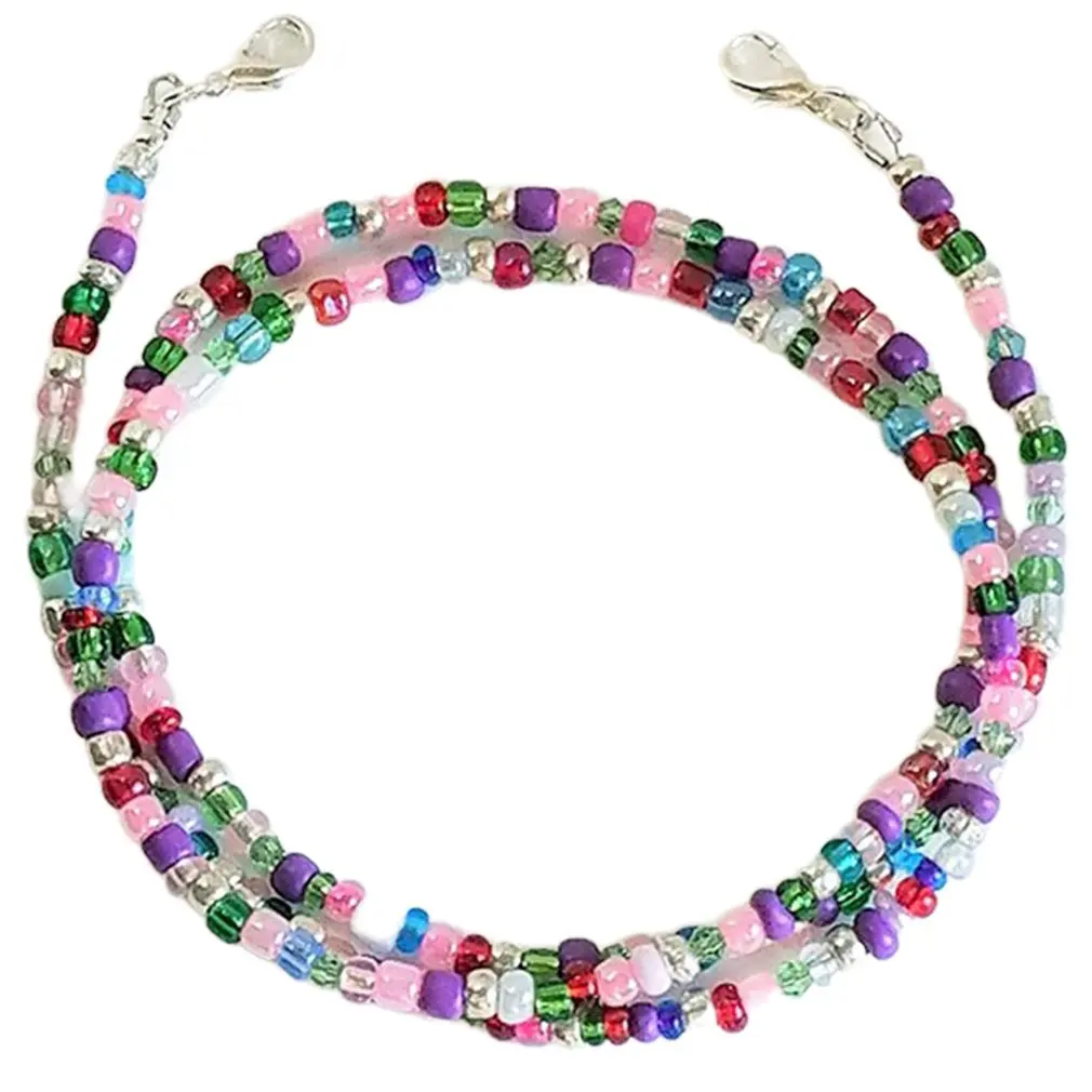 1PC Mask Hanging Chain Mask Strap Color Beaded Glasses Holder Anti-slip Anti-lost Beaded Mask Holder Handmade Mask Lanyard
1PC Mask Hanging Chain Mask Strap Color Beaded Glasses Holder Anti-slip Anti-lost Beaded Mask Holder Handmade Mask Lanyard