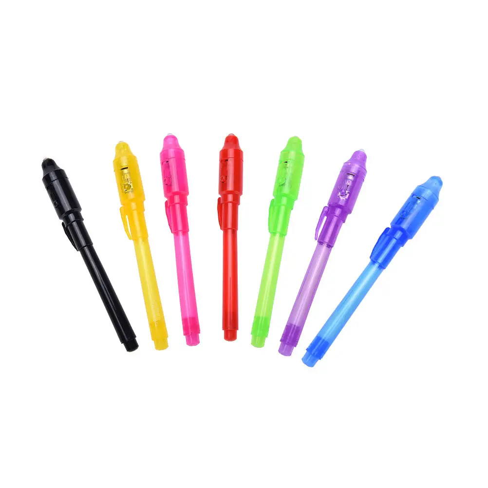 1PC Invisible Ink Pen 2 in 1 Magic Invisible Ink Pen UV Black Light Combo Security Mark Creative School Office Supplies
1PC Invisible Ink Pen 2 in 1 Magic Invisible Ink Pen UV Black Light Combo Security Mark Creative School Office Supplies