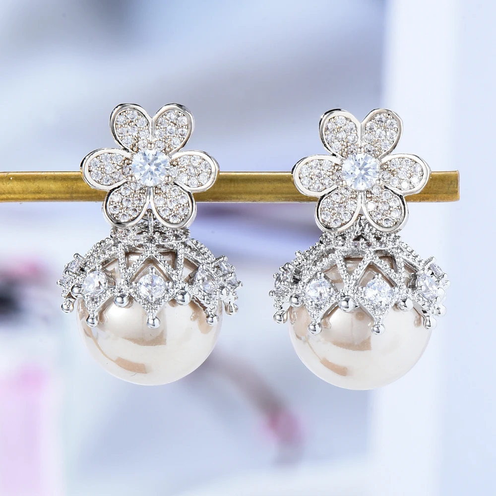 missvikki Original Trendy Cute Shiny Pearl Pendant Earrings for Women Girl Fine Bridal Wedding Party Shiny Jewelry High Quality
missvikki Original Trendy Cute Shiny Pearl Pendant Earrings for Women Girl Fine Bridal Wedding Party Shiny Jewelry High Quality