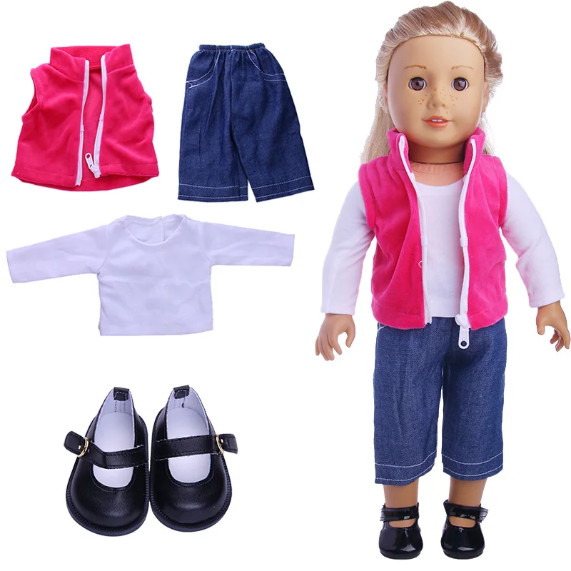 4-5 Piece Set Doll Clothes Doll Suits&Shoes Combination Sell Fit 18 Inch American&43Cm New Born Baby Girl Doll For Our Children
4-5 Piece Set Doll Clothes Doll Suits&Shoes Combination Sell Fit 18 Inch American&43Cm New Born Baby Girl Doll For Our Children