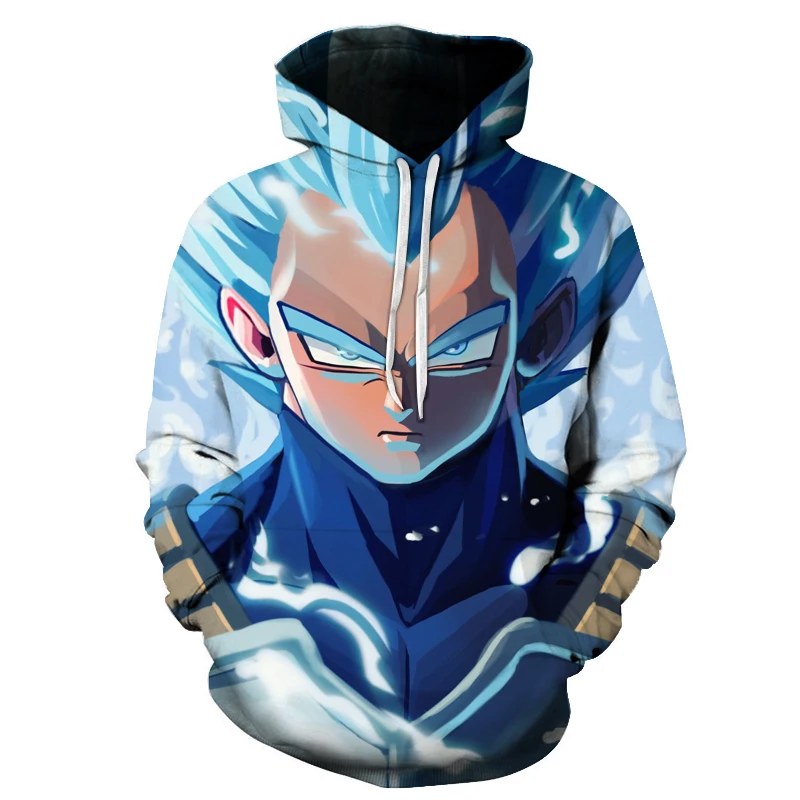 Hot Super Saiyan Brothers 3D Printing Hoodies Autumn Latest Men Women Casual Sweatshirts Fashion Trend Youth Loose Baseball Suit | Мужская
