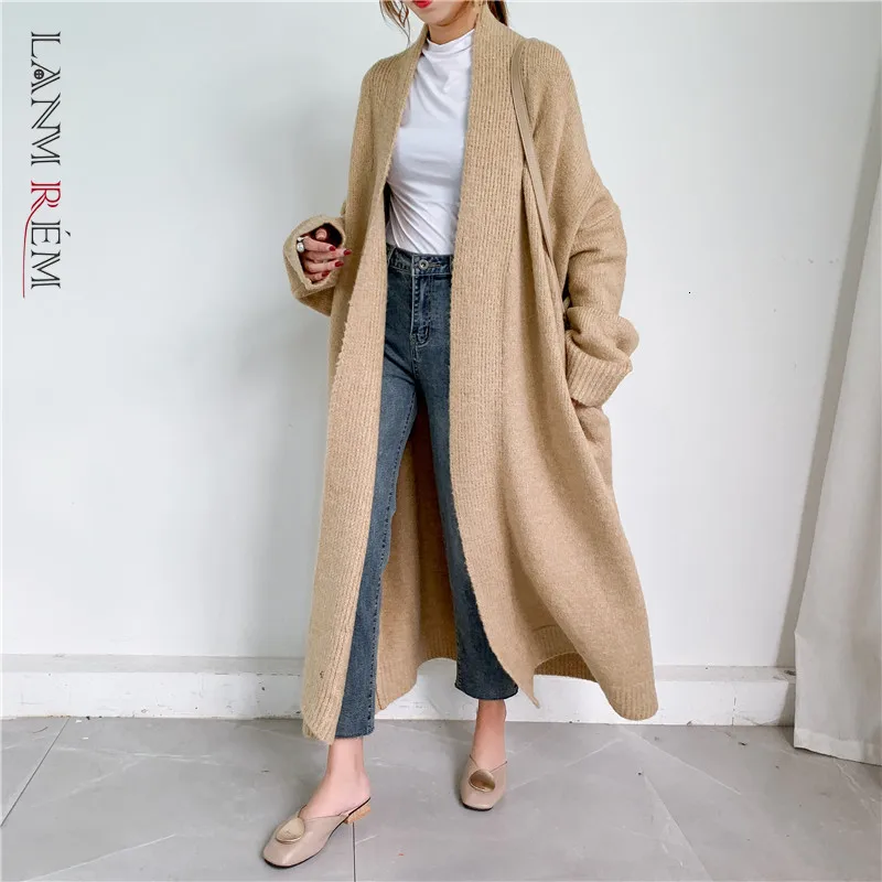 LANMREM 2020 New autumn Fashion Women Clothes Scarf Collar Lantern Sleeves Pocket Loose Knits Cardigan WJ82604
LANMREM 2020 New autumn Fashion Women Clothes Scarf Collar Lantern Sleeves Pocket Loose Knits Cardigan WJ82604
