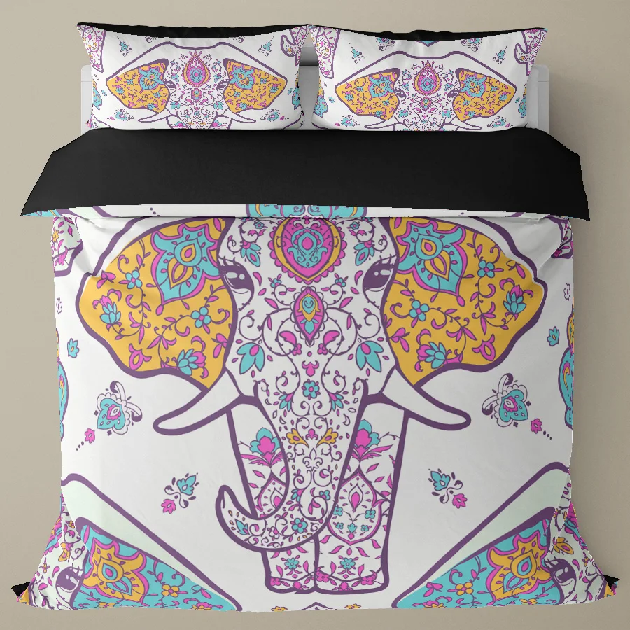 Egyptian 3D Printed Bedding Sets Elephant Duvet Cover Bed Cover 240x260 220x220 King Queen Size Home Decor Bedclothes
Egyptian 3D Printed Bedding Sets Elephant Duvet Cover Bed Cover 240x260 220x220 King Queen Size Home Decor Bedclothes