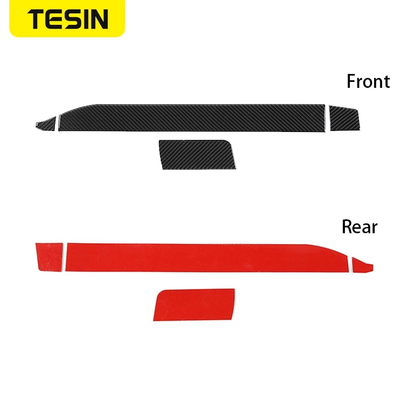 TESIN Carbon Fiber Car Copilot Handle Decoration Cover for Toyota 4Runner 2010 Up Auto Passenger Seat Dashboard Trim Accessories
TESIN Carbon Fiber Car Copilot Handle Decoration Cover for Toyota 4Runner 2010 Up Auto Passenger Seat Dashboard Trim Accessories