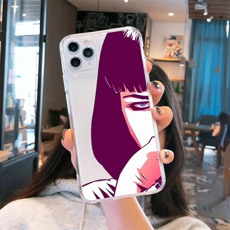 Greatest movie ever made Pulp Phone Case Transparent for iPhone 6 7 8 11 12 s mini pro X XS XR MAX Plus cover funda shell
Greatest movie ever made Pulp Phone Case Transparent for iPhone 6 7 8 11 12 s mini pro X XS XR MAX Plus cover funda shell