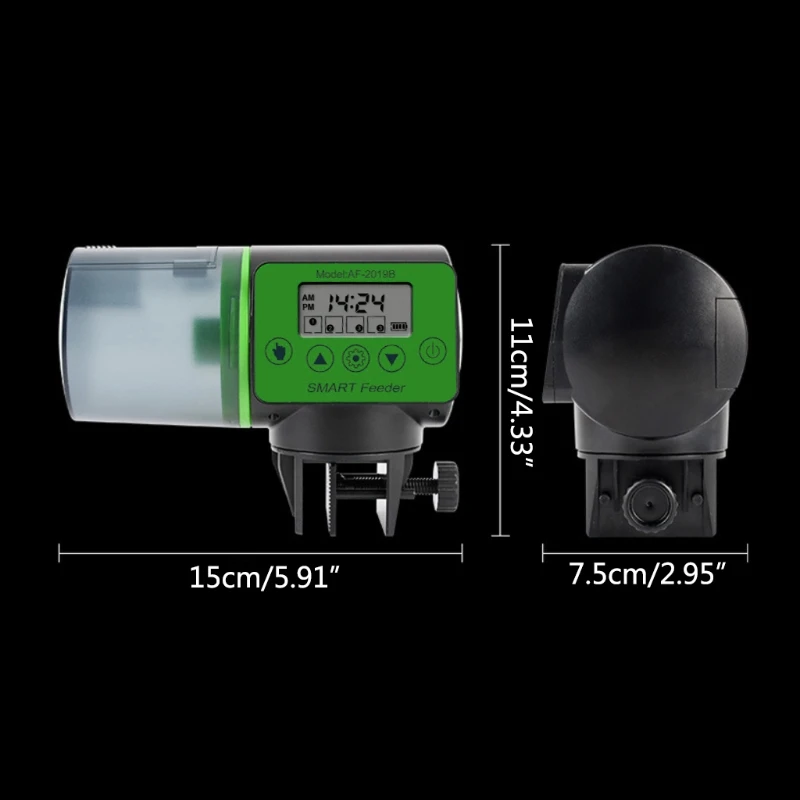LCD Aquarium Automatic Feeder Large Capacity Intelligent Timing Feeding Device X7JE
LCD Aquarium Automatic Feeder Large Capacity Intelligent Timing Feeding Device X7JE