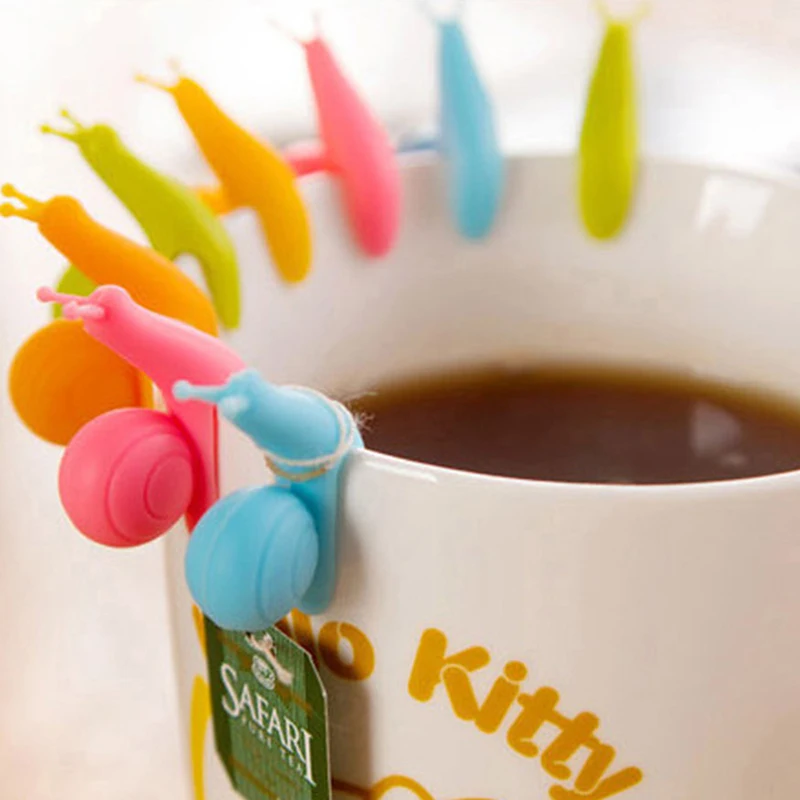 Snail Silicone Tea Brewer Cup Edge Pendant Tea Bag Holder Cup Differentiated Label Snail Hanging Tea Bag
Snail Silicone Tea Brewer Cup Edge Pendant Tea Bag Holder Cup Differentiated Label Snail Hanging Tea Bag
