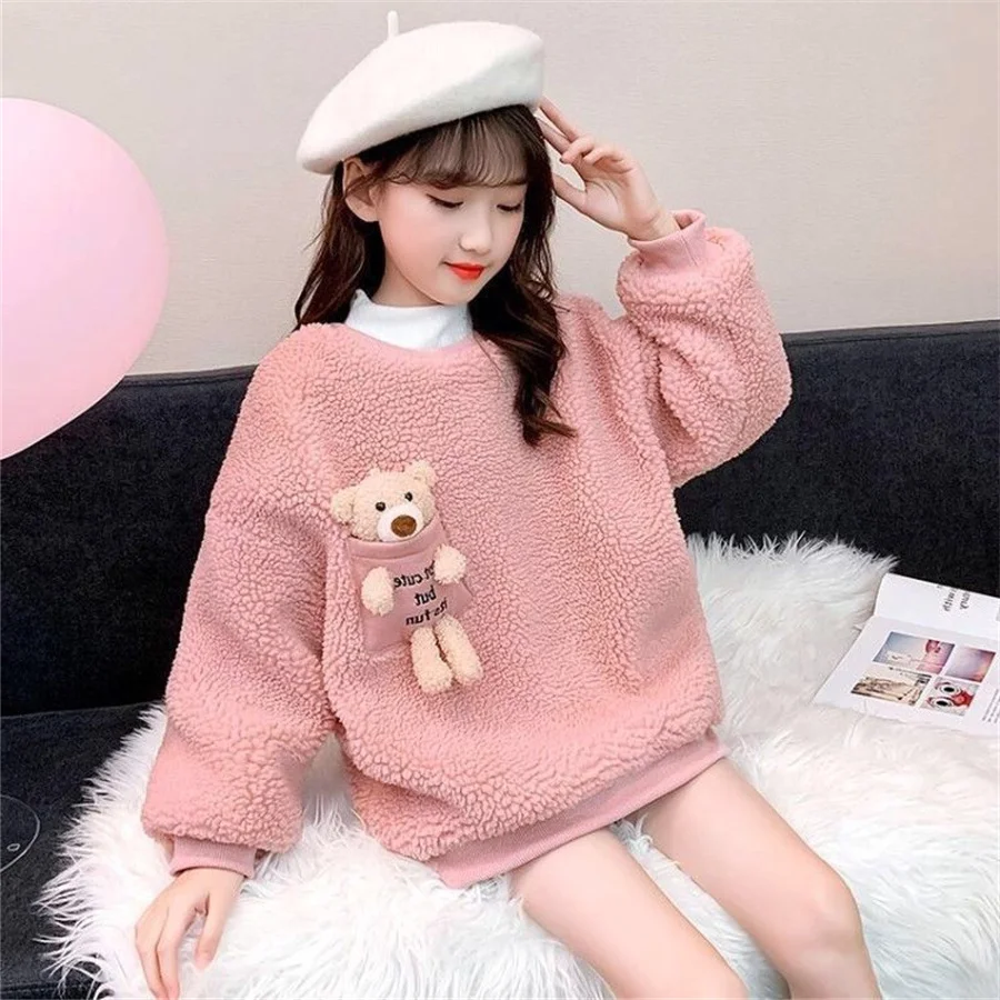 Girls Sweater 2022 Autumn and Winter Thickened Pullover Casual Bottoming Children's Round Neck 3-12 Years
Girls Sweater 2022 Autumn and Winter Thickened Pullover Casual Bottoming Children's Round Neck 3-12 Years